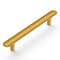 Hickory Hardware Maven Collection Pull 5-1/16 Inch 128mm Center to Center Brushed Golden Brass Finish H078780BGB - alternate 4